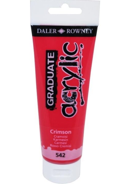 Graduate Akrilik Boya 120ML 542 Crimson