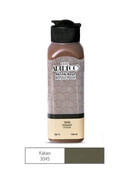 Kakao Artdeco Yeni Formül Akrilik Boya 140 ml