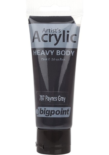 Akrilik Boya 75ML 797 Paynes Grey