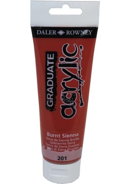 Graduate Akrilik Boya 120ML 201 Burnt Sienna