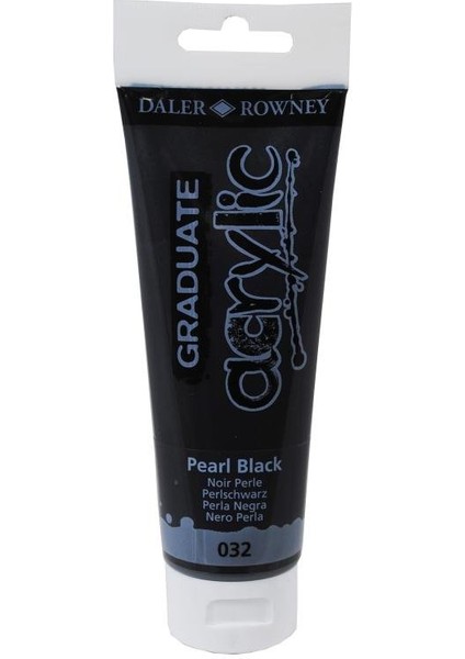 Graduate Akrilik Boya 120ML 032 Pearl Black