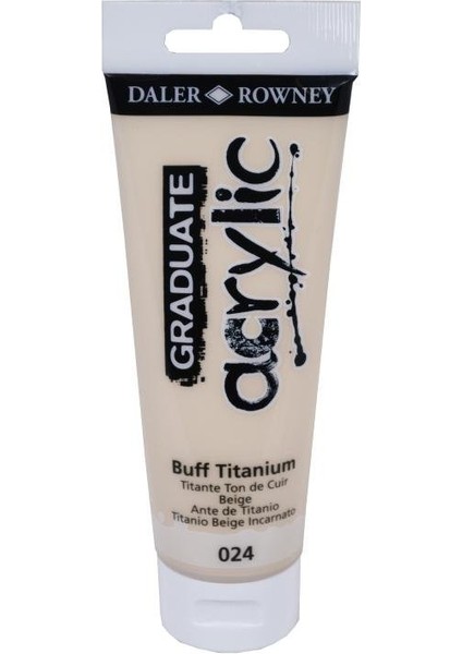 Graduate Akrilik Boya 120ML 024 Buff Titanium