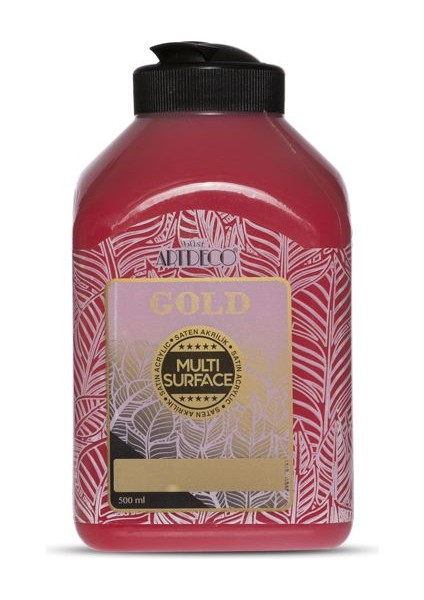 Gold Multi Surface Akrilik Boya 500 Ml. 224 Çilek Kırmızı