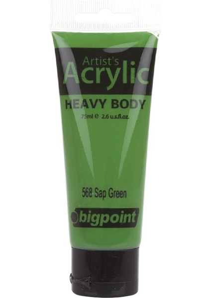 Akrilik Boya 75ML 568 Sap Green