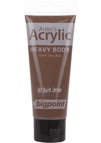 Akrilik Boya 75ML 687 Burnt Umber
