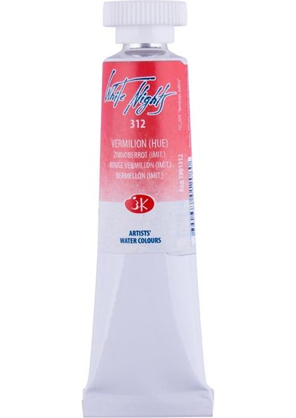 Tüp Suluboya 10ML N:312 Vermilion Hue