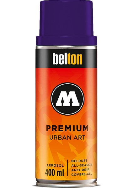 Belton Premium Sprey Boya 400ML N:070 Crazy Plum