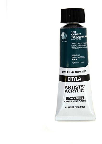 Cryla Heavy Body Artists' Akrilik Boya 75ML N:153 Cobalt Turquoise Hue