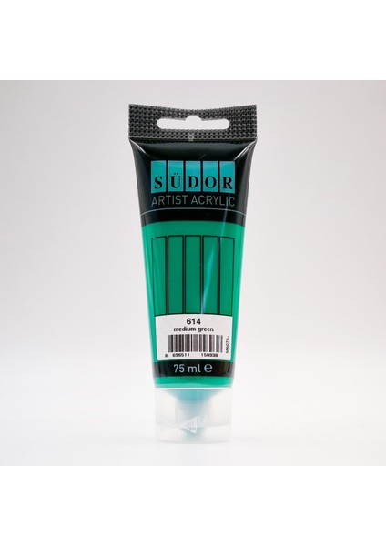 Akrilik Tüp Boya 75ML. N:614 Medium Green