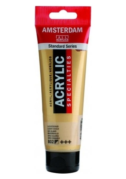 Akrilik Boya 120 Ml. 802 Light Gold (Metalik)