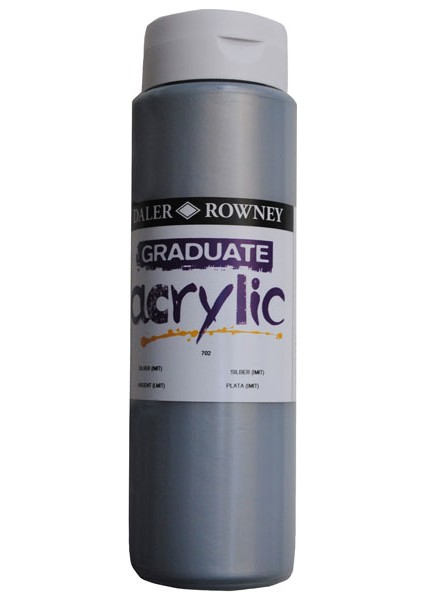 Graduate Akrilik Boya 500ML N:702 Silver