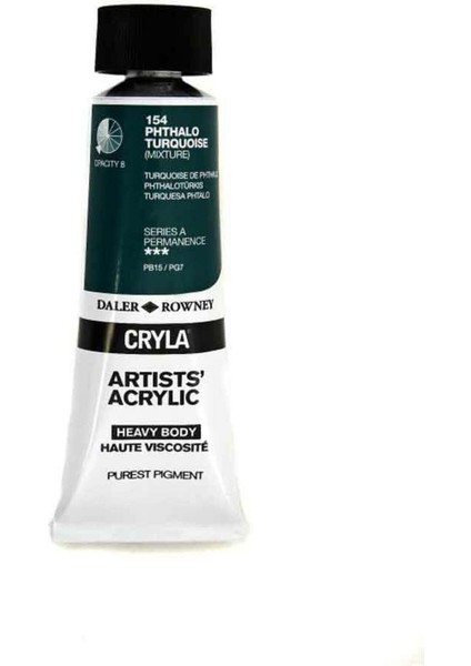 Cryla Heavy Body Artists' Akrilik Boya 75ML N:154 Phthalo Turquoise