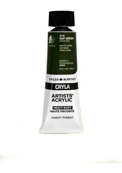 Cryla Heavy Body Artists' Akrilik Boya 75ML N:375 Sap Green