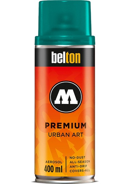 Belton Premium Sprey Boya 400ML N:244 Transparent Lagoon Blue