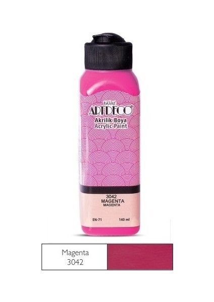 Magenta Yeni Formül Akrilik Boya 140 ml