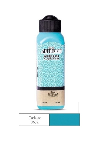 Turkuaz Yeni Formül Akrilik Boya 140 ml