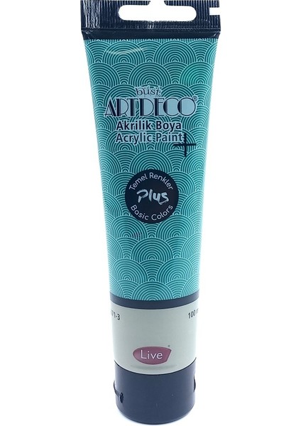Plus Akrilik Boya 100ML Tüp Derin Yeşil 465