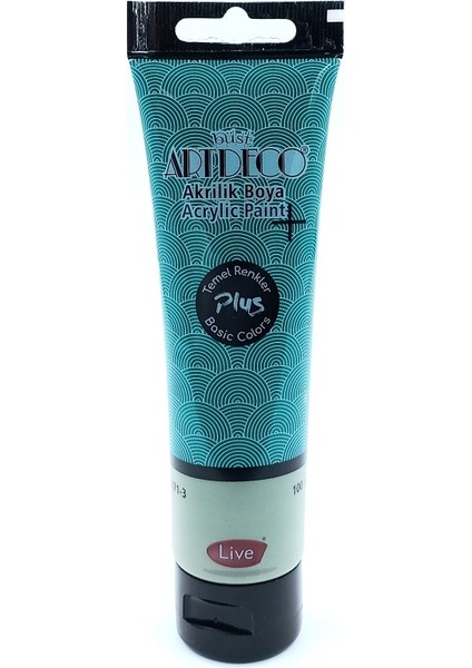 Plus Akrilik Boya 100ML Tüp Yeşil 463