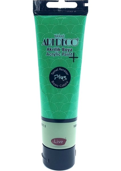 Plus Akrilik Boya 100ML Tüp Açık Yeşil 460