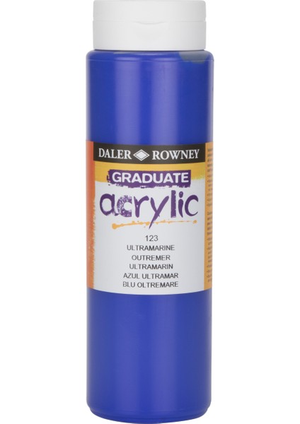 Graduate Akrilik Boya 500ML N:123 Ultramarine