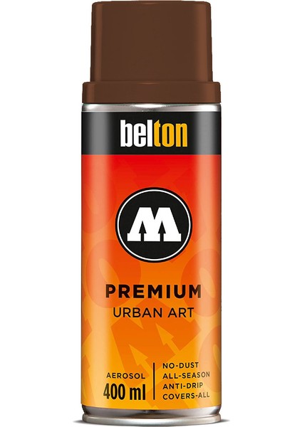 Belton Premium Sprey Boya 400ML N:209 Cmp Dark Brown