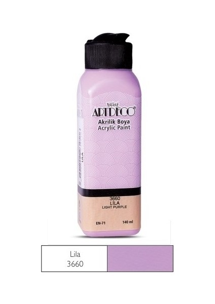 Lila Yeni Formül Akrilik Boya 140 ml