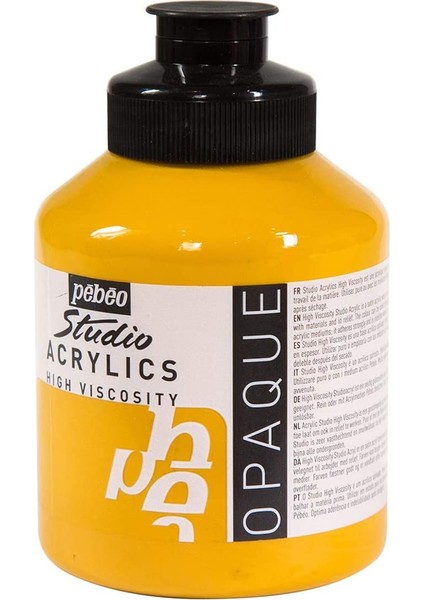 Studio Akrilik Boya 500 ml 27 Yellow Ochre