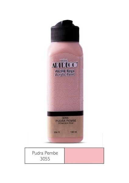 Pudra Pembe Yeni Formül Akrilik Boya 140 ml