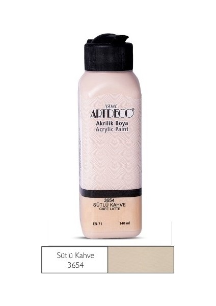 Sütlü Kahve Yeni Formül Akrilik Boya 140 ml