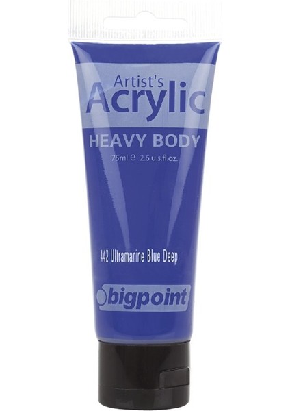 Akrilik Boya 75ML 442 Ultramarine Blue Deep