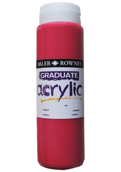 Graduate Akrilik Boya 500ML N:542 Crimson