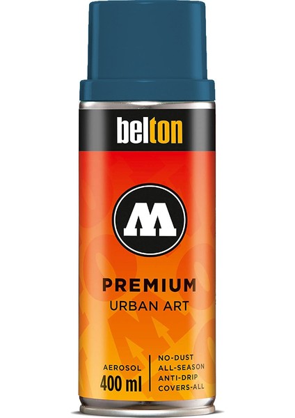 Belton Premium Sprey Boya 400ML N:108 Deep-Sea Blue