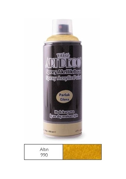 Sprey Akrilik Boya Altın 400ML