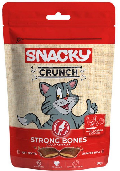 Kedi Crunch Ödül Strong Tavuk-Peynir
