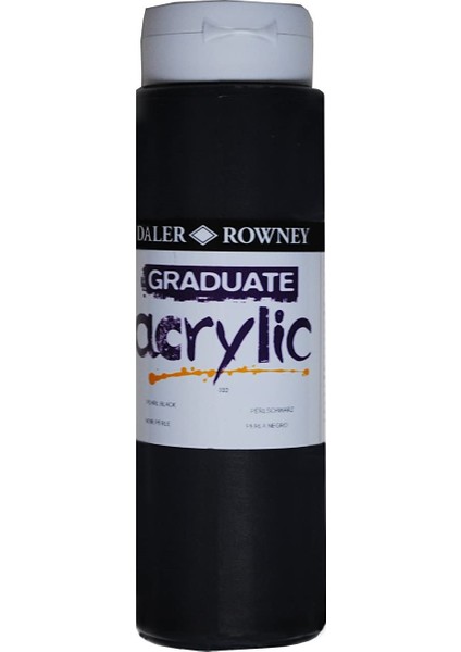 Graduate Akrilik Boya 500ML Pearl Black
