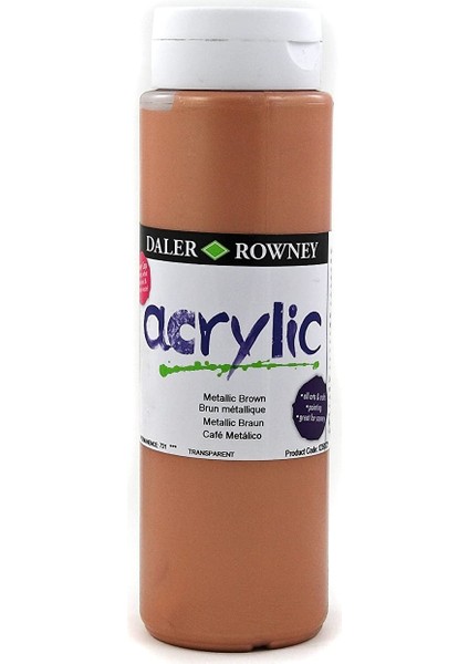 Graduate Akrilik Boya 500ML N:721 Metallic Brown