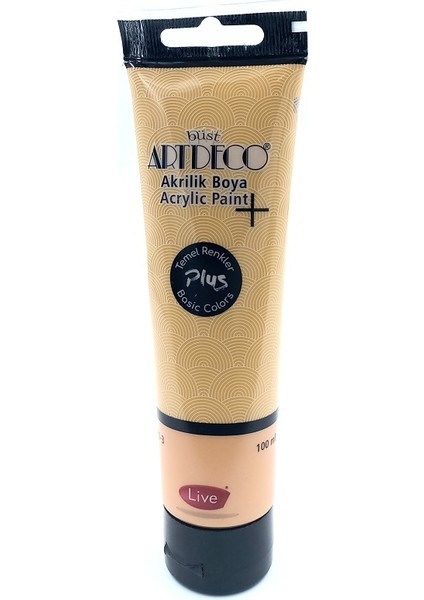 Plus Akrilik Boya 100ML Tüp Okre 480