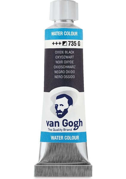 Tüp Suluboya 10ML 735 Oxide Black