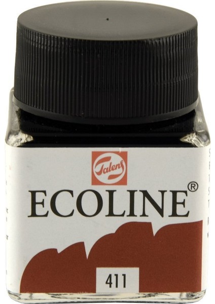 Ecoline Sıvı Suluboya 30ML 411 Burnt Sienna