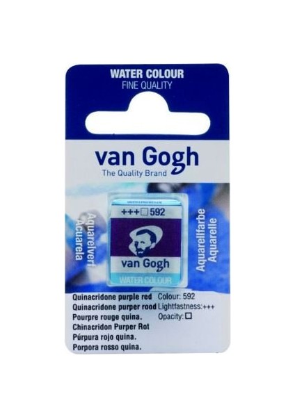 Van Gogh Suluboya Tablet 592 Qui. Purple Red