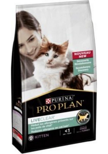 Liveclear Kitten Turkey Kedi Maması - 1,4 kg