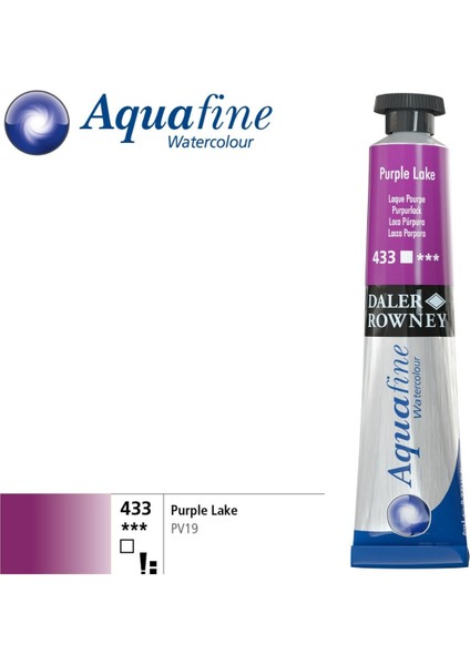 Aquafine Tüp Sulu Boya 8ml 433 Purple