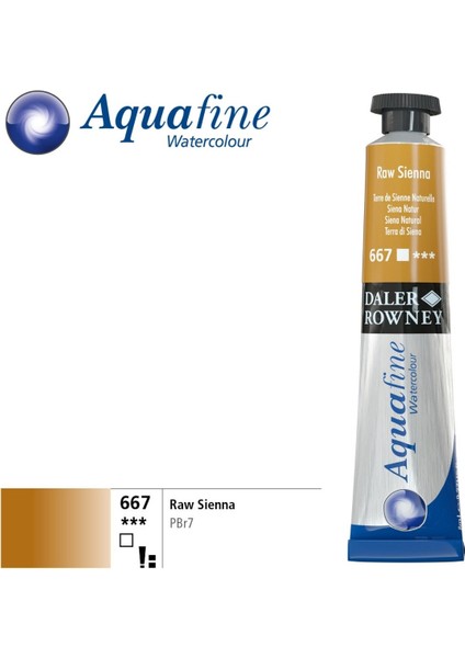Aquafine Tüp Sulu Boya 8ml 667 Raw Sienna