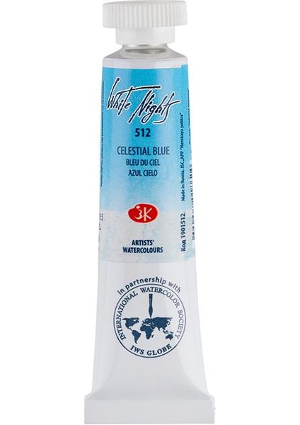 Tüp Suluboya 10ML N:512 Celestial Blue