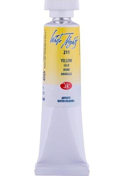 Tüp Suluboya 10ML N:211 Yellow