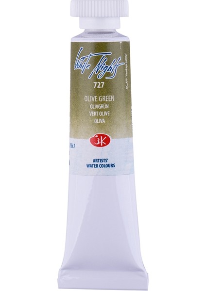 Tüp Suluboya 10ML N:727 Olive Green