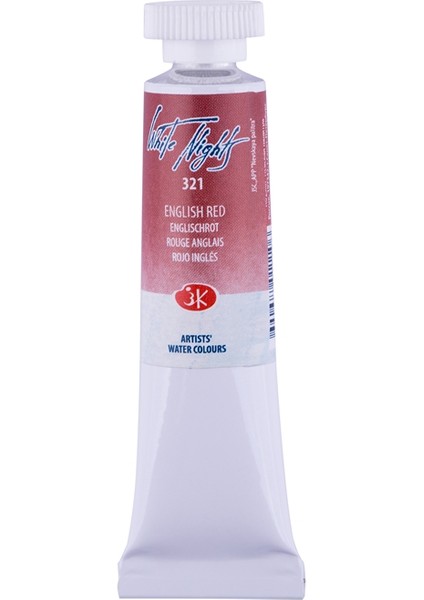 Tüp Suluboya 10ML N:321 English Red
