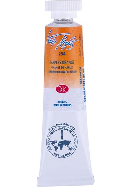Tüp Suluboya 10ML N:254 Naples Orange
