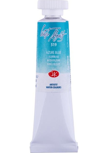 Tüp Suluboya 10ML N:519 Azure Blue