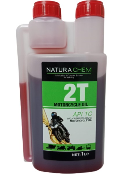 Naturechem Motorcycle Oil 2t Olcekli Zamanli Api Tc High Performance Motor Yagi Net 1 Litre 2 Adet fiyatları